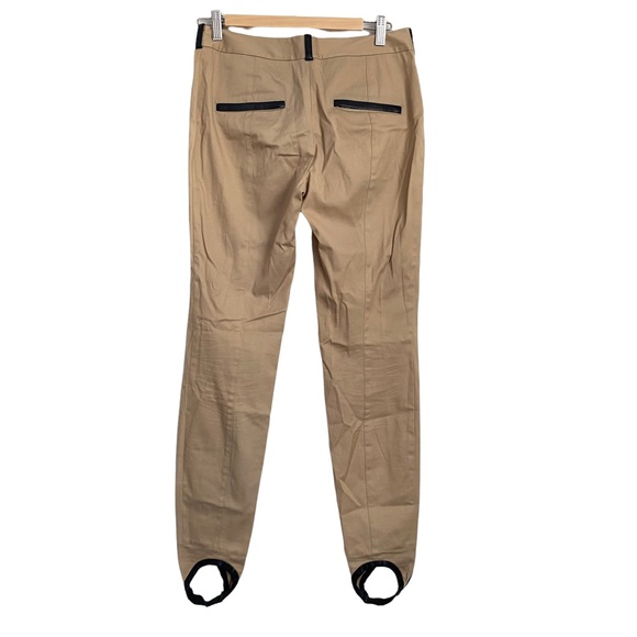 Alexander Wang Twill Skinny Stirrup Pants Leather Details - Picture 7 of 9